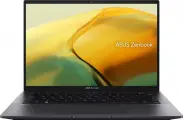 Ноутбук Asus Zenbook 14 UM3402YA-KP854 Ryzen 5 7430U 16Gb SSD512Gb AMD Radeon Graphics 14 IPS WQXGA (2560x1600) без ОС black WiFi BT Cam Bag (90NB0W95-M01KZ0)