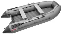 Лодка надувная ПВХ под мотор ROGER Trofey 2900, лодка Роджер НДНД (серый-графитовый)