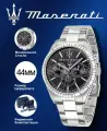 Наручные часы Maserati, серебряный, черный