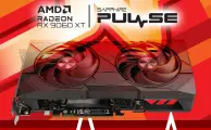 Видеокарта Sapphire AMD RX9060XT 16GB Pulse, двухкулерная, PCI-Express 5.0 x16, 2x HDMI, 1х DP 2.1a, черный стандарт