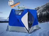 Палатка куб для зимней рыбалки с полом туристическая 4 местная четырехслойная кемпинга 2020 MirCamping