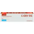 Лазерный картридж EasyPrint LC-EXV51C (C-EXV51C/0482C002) для принтеров Canon imageRUNNER ADVANCE C5535/C5535i/C5540i/C5550i/C5560i, голубой