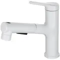 Смеситель для раковины Wonzon & Woghand с выдвижным изливом , Белый матовый (WW-A40862-MW)