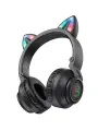 Беспроводные наушники Bluetooth BO18 Cat Ear кошачьи ушки