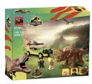 Конструктор Мир Юрского периода: Поиски трицератопса - 306 деталей/ совместим с Лего/подарок ребенку