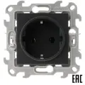 Механизм Simon24 2420434-038 розетки евро PushGo с/п графит Simon (4 шт. в наборе)