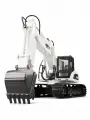 Радиоуправляемый экскаватор HUI NA TOYS, белый 2.4G 22CH 1/14 RTR