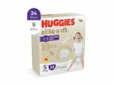 Набор из 3 штук Трусики-подгузники Huggies Elite Soft 5 размер (12-17кг) 34шт