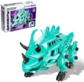 Электронный конструктор Динаботы: Трицератопс , световые и звуковые эффекты, 57 деталей