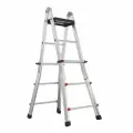 Телескопическая Алюминиевая Лестница Svelt Scalissima 7+7, Длина 2.5-3.55 М, Нагрузка 150 Кг.