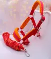 Комплект недоуздок на флисе (Мини- лошадь) + чомбур 2.5 м