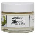 Medipharma cosmetics Olivenöl Vitalfrisch Tagespflege plus Q10 Дневной крем для лица Оливенол 50 мл 170 г 1 шт. стеклянная банка