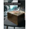 Шкатулка интерьерная для украшений универсальная 22x17x12 см эстетика Страдающее средневековье (демоны, мем, атмосфера) - 2121