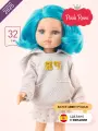 Кукла Paola Reina (Паола Рейна) Ньевес, с голубыми волосами, 32 см