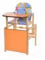 Стульчик для кормления Babyroom Матрешка Оранжевый, дерево, размеры 87*43*60 см