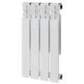 Радиатор биметаллический КМ 500 мм 4 секции 1 боковое подключение белый