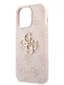 Guess для iPhone 13 Pro Max чехол PU 4G Big metal logo Hard Pink