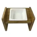 Миска для кошек и собак на подставке ZooWell Classic Single (гипоаллергенная)