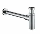 Сифон для раковины AQUAme полированный хром AQM7010CR