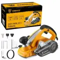 Рубанок Deko DKEP1400W SET1, черно-желтый