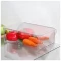Органайзер для холодильника 20*30*10 см с крышкой прозрачный