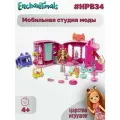 Hабор игровой Enchantimals Мобильная студия моды с куклой кошкой Кэдди с аксессуарами HPB34