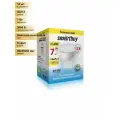 (10 шт.) Светодиодная лампочка Smartbuy MR16 GU5.3 12V 7W(480lm) 3000K 2K пластик SBL-GU5_3-07-30K-12V Нейтральный белый. Цоколь GU5.3