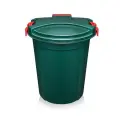 Бак пластиковый Геркулес 45л, зеленый, для удобной утилизации отходов