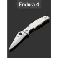 Складной нож Spyderco Endura 4 C10P, сталь VG-10, рукоять сталь