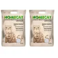 HOMECAT стандарт наполнитель силикагелевый для туалета кошек без запаха (12,5 + 12,5 л)