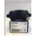 Дисковые тормозные колодки задние SANGSIN BRAKE SP1536 (4 шт.) черный
