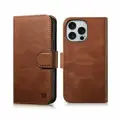 Книжка+накладка чехол из натуральной кожи 2 в 1 Oil Wax Premium Leather для iPhone 16 Pro Max