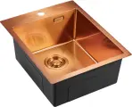 Кухонная мойка Emar EMB-128A PVD Nano Coppery 41x51 см, медь матовая