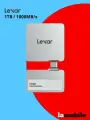 Жесткий диск Lexar Professional Go 1 ТБ, пыле- и влагозащищенный, серебристый 3.2 Gen 2 R/W 1050/1000 МБ/с