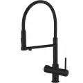 Кухонный смеситель Rose R758/черный (R758H)