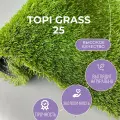 Искусственный газон Topi Grass 25мм. ворс (Dtex 8800) 1x2м (2кв. м), цвет зеленый