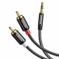 Кабель UGREEN AV116 (10590) 3.5mm Male To 2 RCA Male Cable.