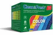 Стиральный порошок Clean & Fresh CLEAN&FRESH Суперконцентрат, для цветного белья, 900 г