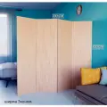 Ширма высокая для зонирования комнаты Эконом. Размер 200см высота *200 см ширина. Цвет бежевый.