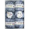 Пряжа Linmin Norka 6 мотков (4 х 100 гр; 2 х 50 гр) 4616