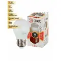 (15 шт.) Светодиодная лампочка ЭРА стандарт шар P45 E27 9W(720lm) 2700K 2K 88x45 P45-9w-827-E27 6771 Теплый белый. Цоколь E27