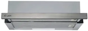Вытяжка телескопическая LEX Hermes 600 Inox, 1050 куб. м/час, ширина 60 см, нержавеющая сталь, Китай