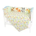 Бортики в кроватку для новорожденных для мальчиков Пикник Золотой Гусь
