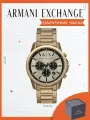 Наручные часы Armani Exchange Banks, золотистый
