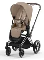 Коляска прогулочная Cybex Priam IV cozy beige на раме chrome/brown