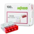 Клеммник WAGO 4 (одножильных) х 0,5-2,5 мм 24A Cu [уп. 100шт] 2273-204
