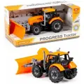 Полесье Трактор Прогресс с лопатой-отвалом инерционный оранжевый 91765