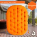 Матрац для дивана TetChair Mamasan/Мамасан, 182х119 см, ткань, оранжевый
