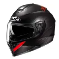 Шлем мотоциклетный интеграл HJC C70N SWAY MC1, размер S черный красный