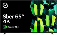 Телевизор Sber SDX-65U4139 65 Direct LED, 4K UltraHD 3840х2160, 60 Гц, Smart TV (Салют ТВ) черный